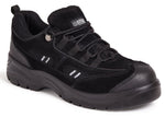 Apache AP302SM Black Suede Steel Toe Cap Safety Trainers - Shoe Store Direct