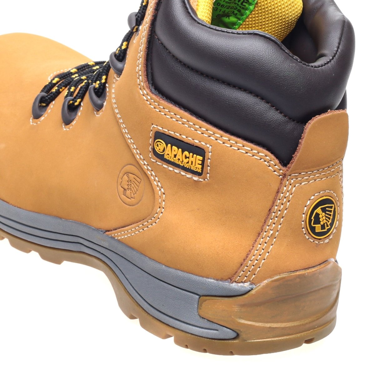 Apache AP314CM Nubuck Water-Resistant Safety Hiker Boot - Shoe Store Direct