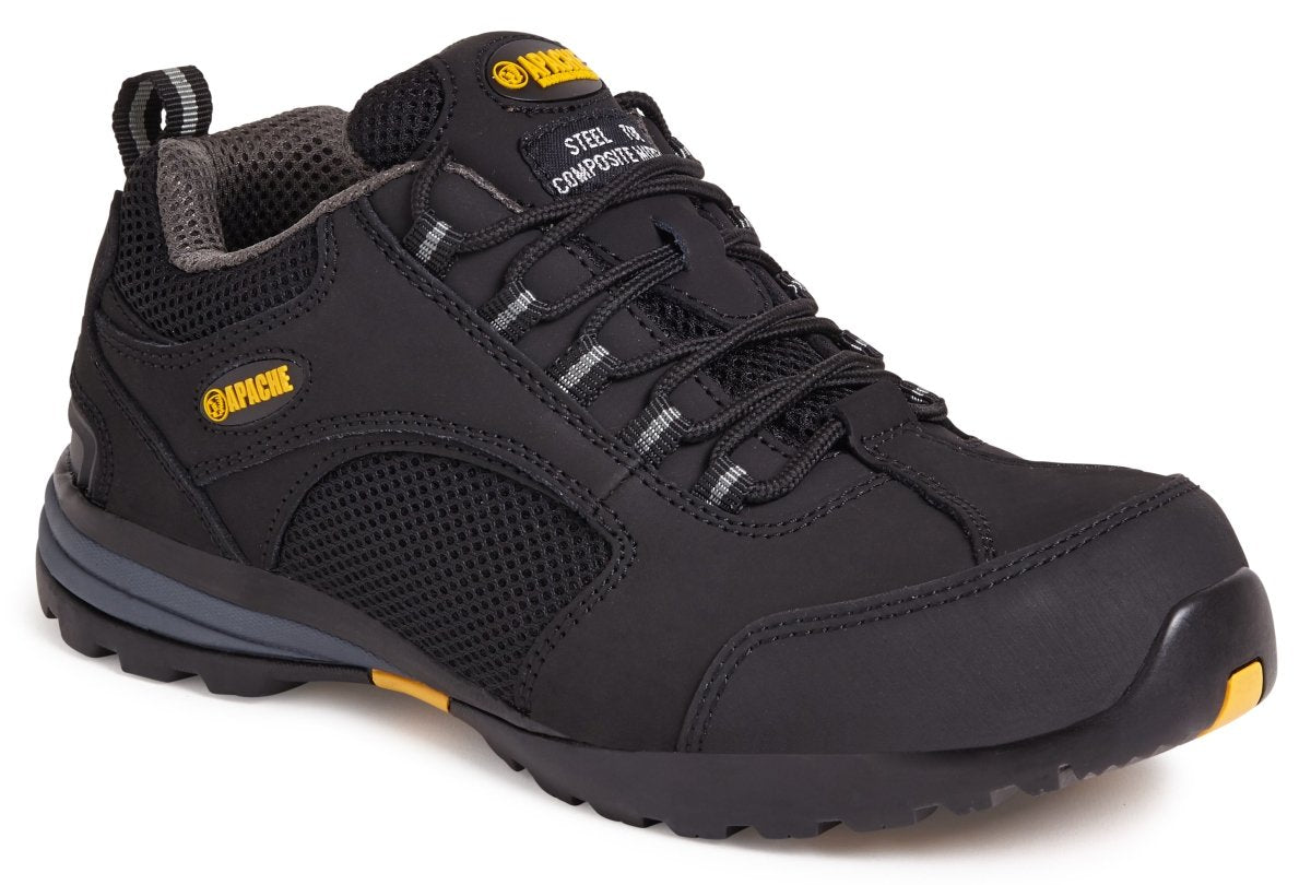 Apache AP318SM Mens Steel Toe Cap Safety Trainers - Shoe Store Direct