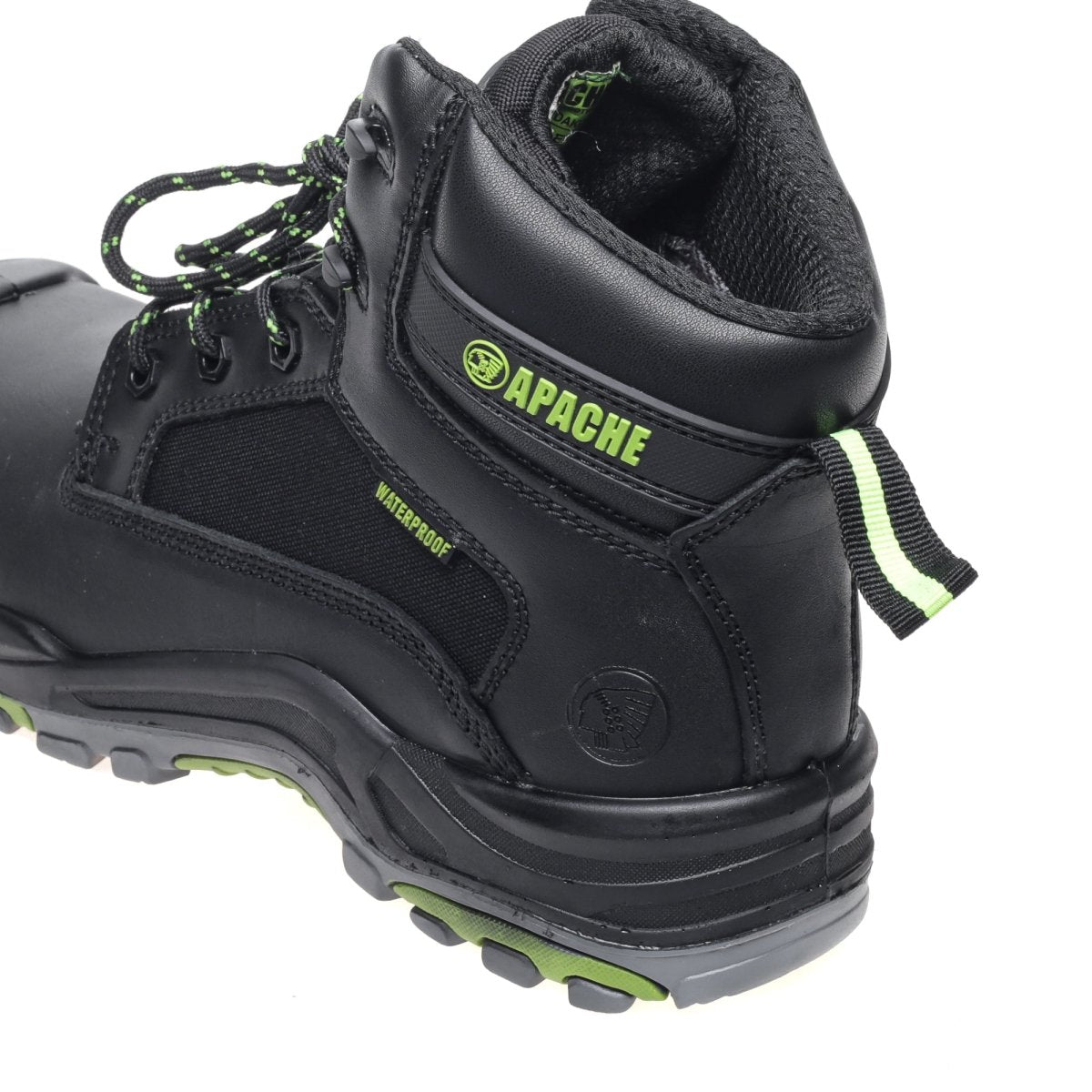 Apache Dakota Black Waterproof Safety Boots - Shoe Store Direct