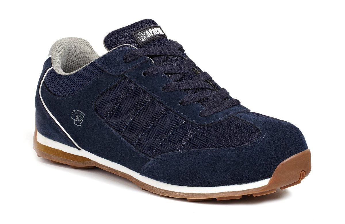 Apache Strike Mens Suede Retro Safety Trainers - Shoe Store Direct