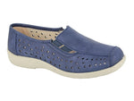 Boulevard L130C Womens Side Gusset Summer Casual Shoe - Shoe Store Direct