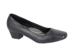 Boulevard L402A Low Heel Plain Court Shoe - Shoe Store Direct