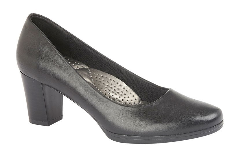 Boulevard L531A Plain Court Shoe - Shoe Store Direct