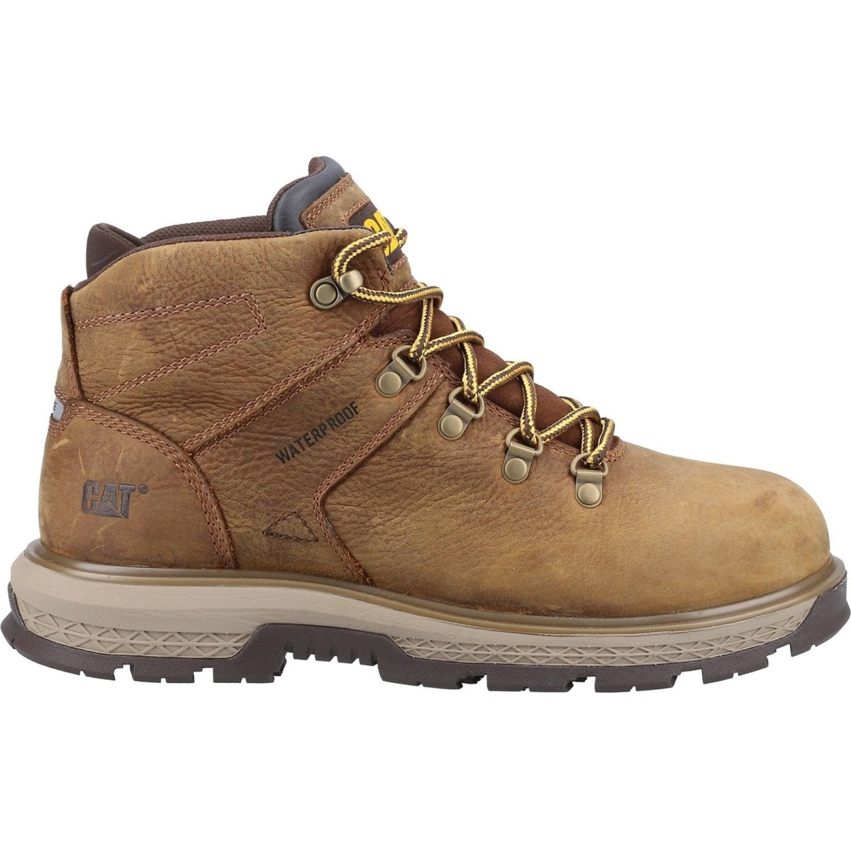 Caterpillar Exposition Waterproof Steel Toe Safety Hiker Boots - Shoe Store Direct