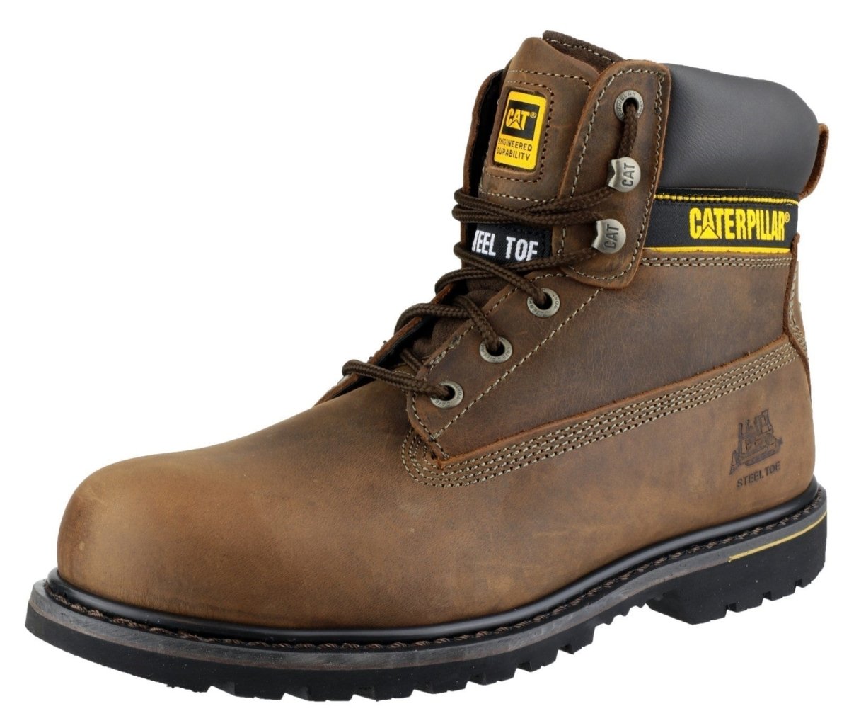 Caterpillar Holton Goodyear Welted Safety Boots - Shoe Store Direct
