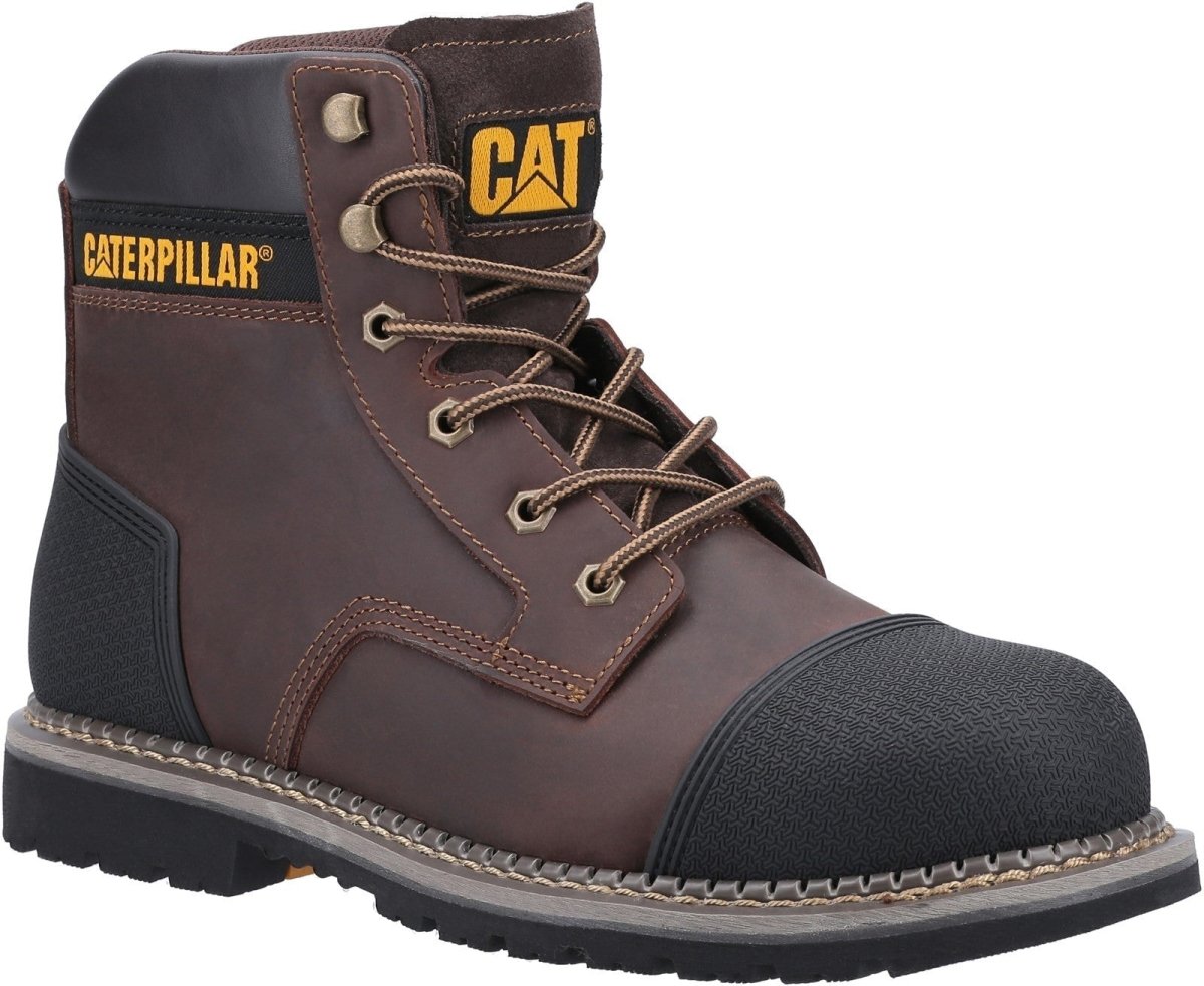 Caterpillar Powerplant S3 Goodyear Welted Safety Boots - Shoe Store Direct