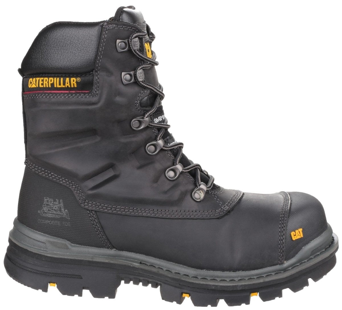 Caterpillar Premier Waterproof Composite Toe Safety Boots - Shoe Store Direct