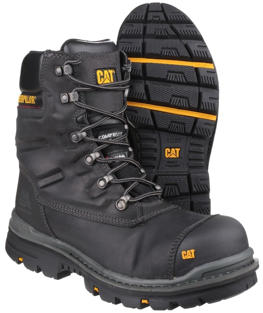 Caterpillar Premier Waterproof Composite Toe Safety Boots - Shoe Store Direct