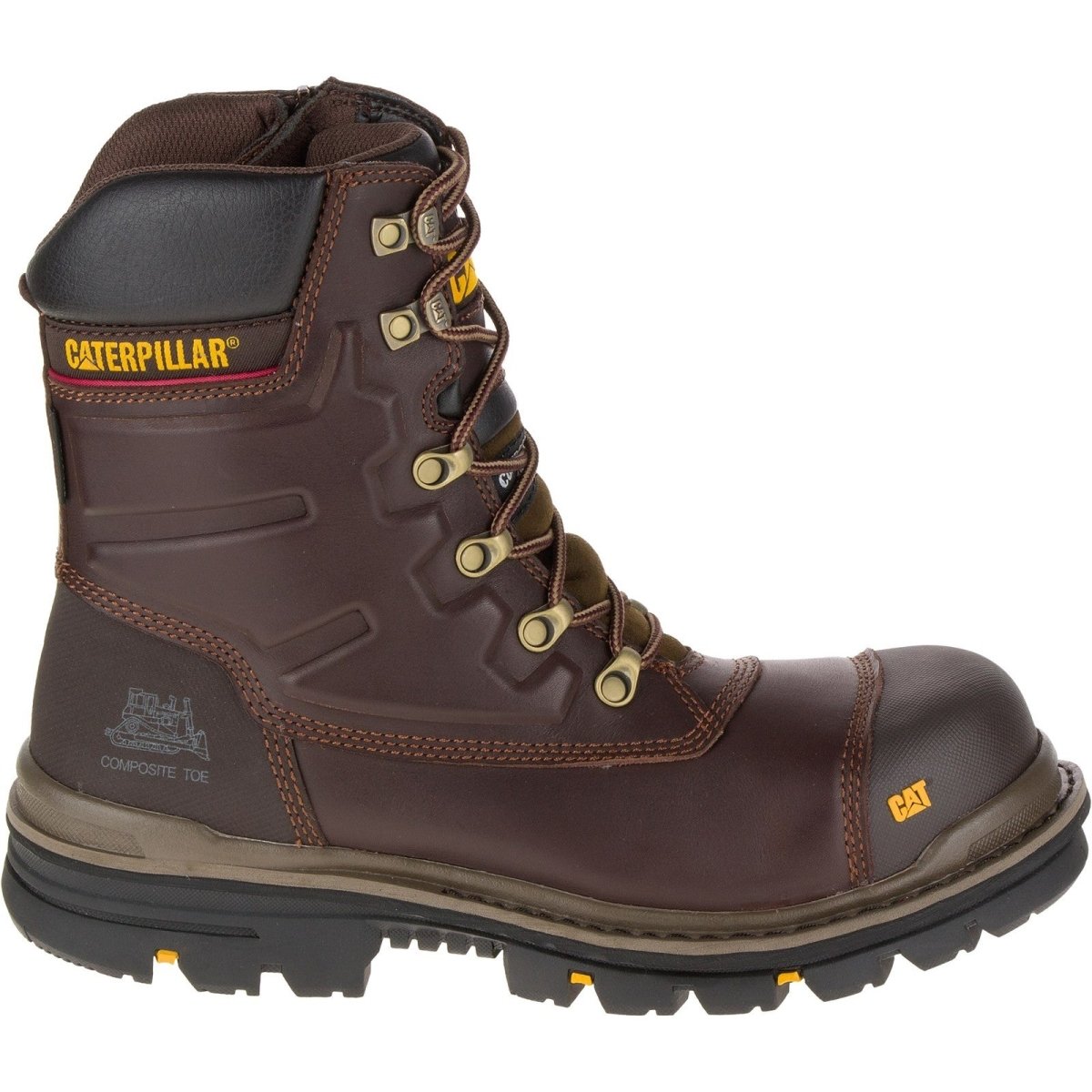 Caterpillar Premier Waterproof Composite Toe Safety Boots - Shoe Store Direct