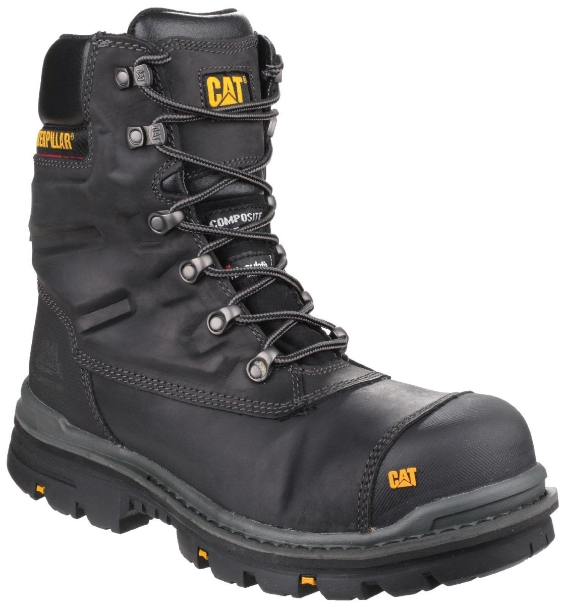 Caterpillar Premier Waterproof Composite Toe Safety Boots - Shoe Store Direct