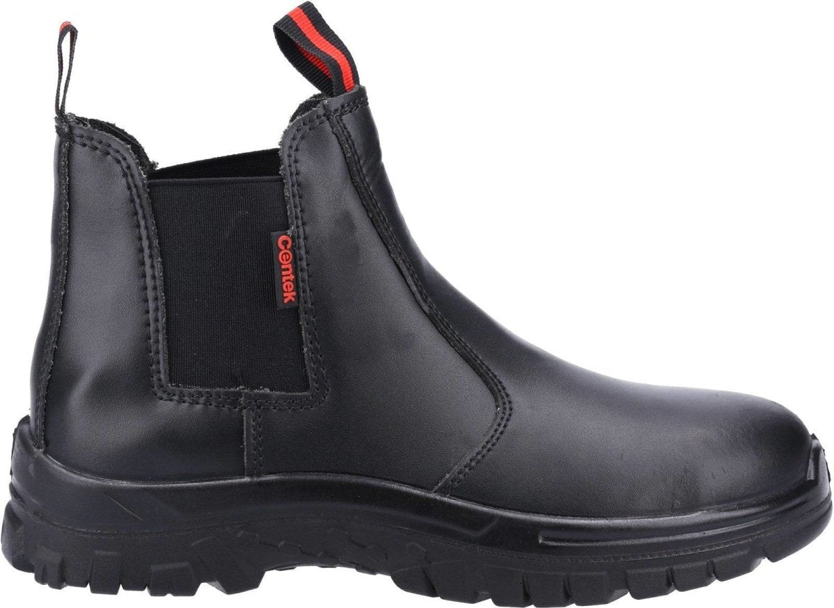 Centek FS316 Steel Toe Cap Black Safety Dealer Boots - Shoe Store Direct