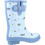 Cotswold Farmyard Ladies Mid-Height Patterned Wellington Boots - Shoe Store Direct