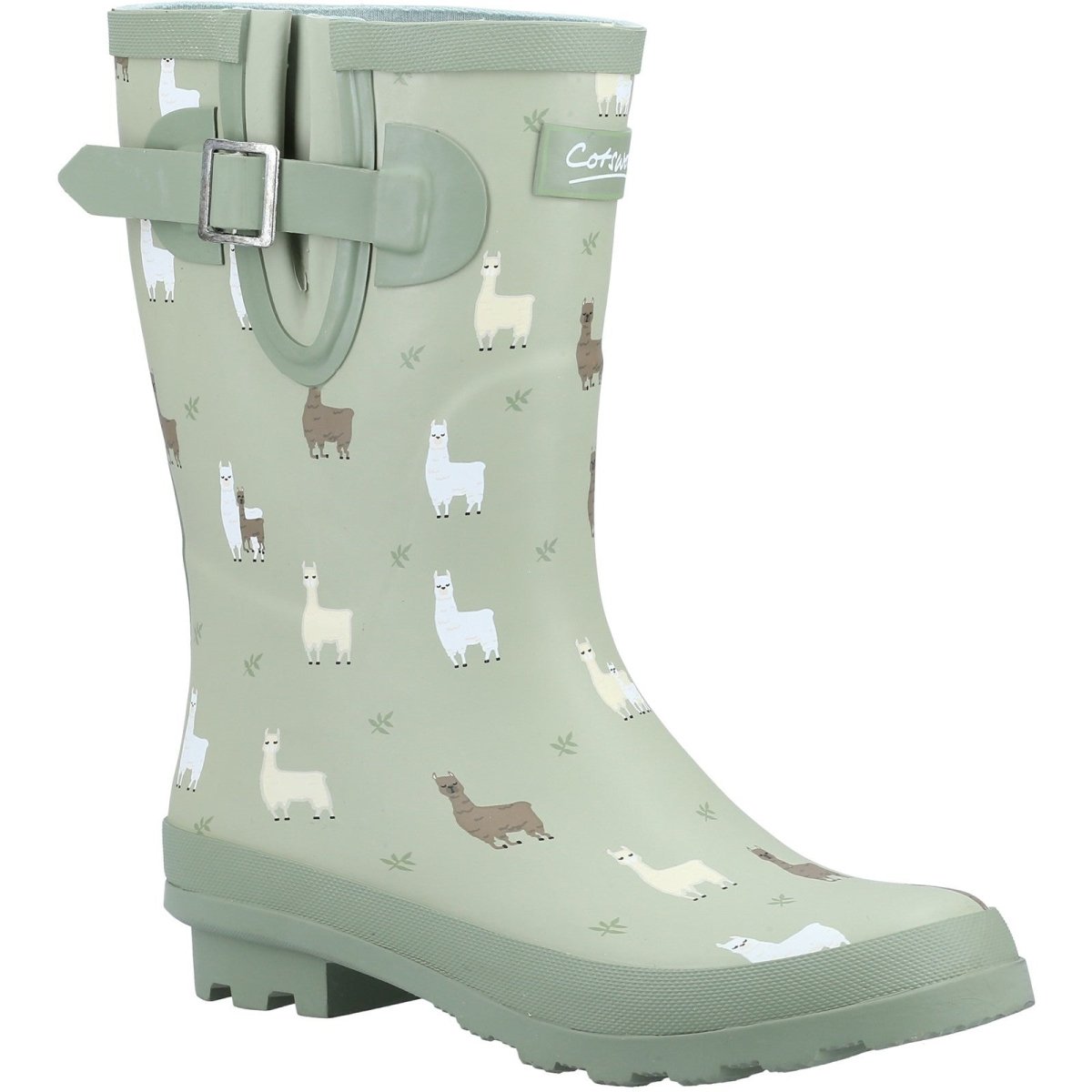 Cotswold Farmyard Ladies Mid-Height Patterned Wellington Boots - Shoe Store Direct