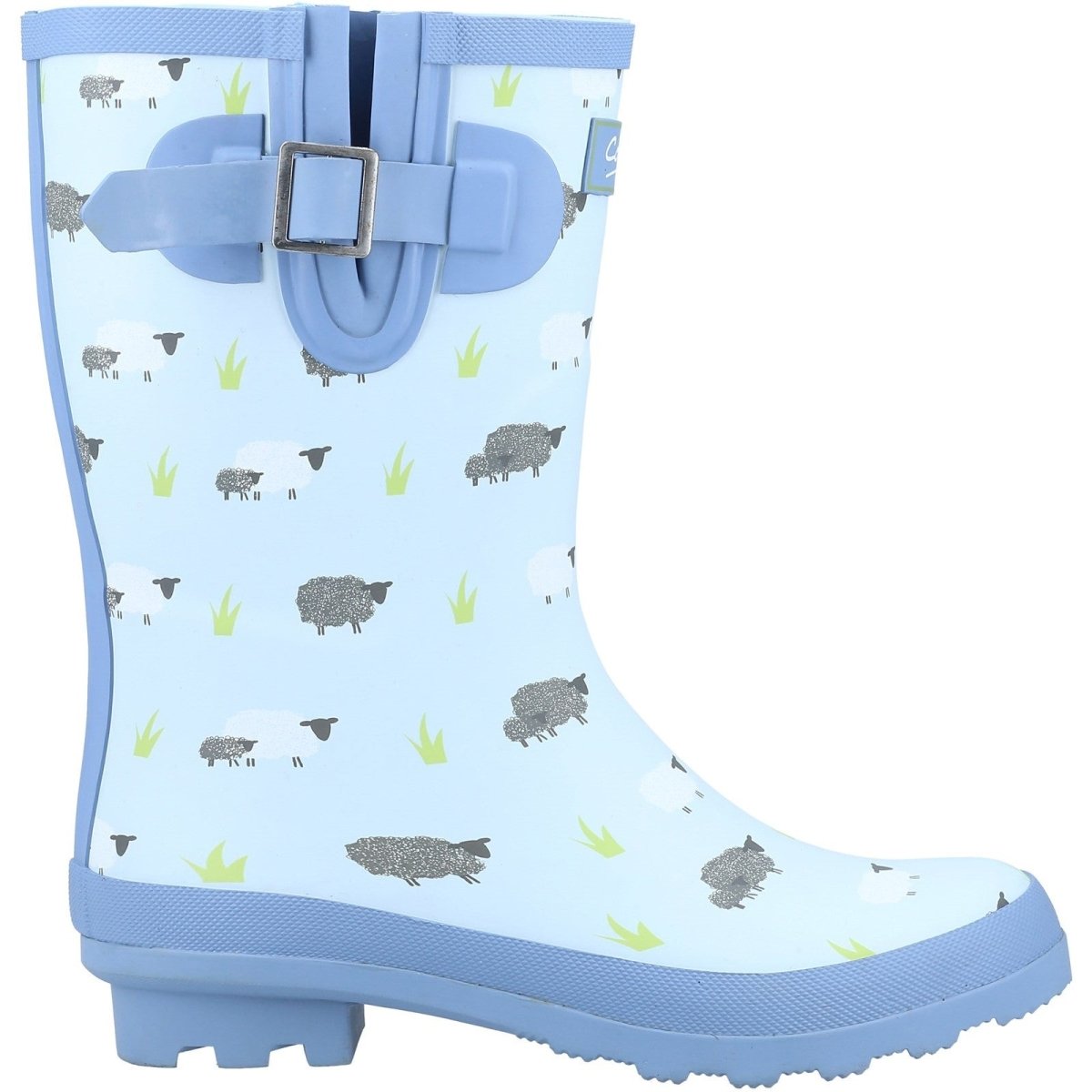 Cotswold Farmyard Ladies Mid-Height Patterned Wellington Boots - Shoe Store Direct