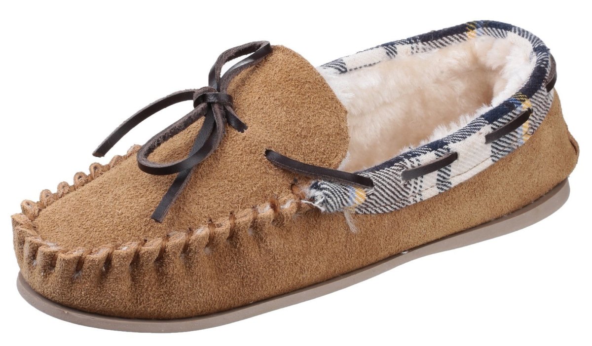 Cotswold Kilkenny Ladies Slip On Moccasin Slippers - Shoe Store Direct