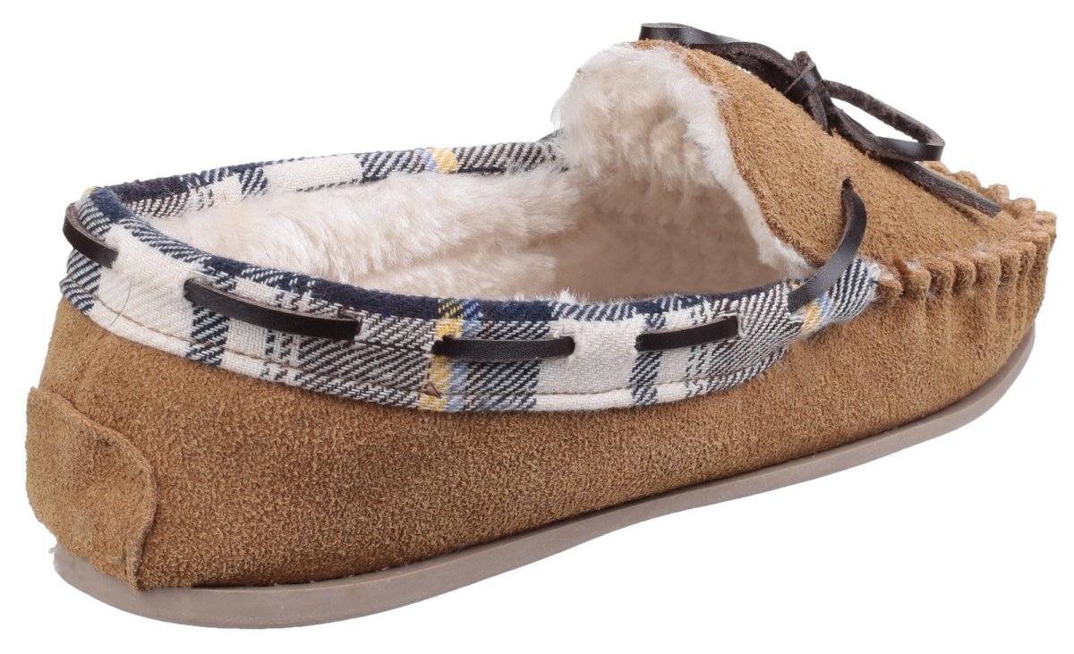 Cotswold Kilkenny Ladies Slip On Moccasin Slippers - Shoe Store Direct