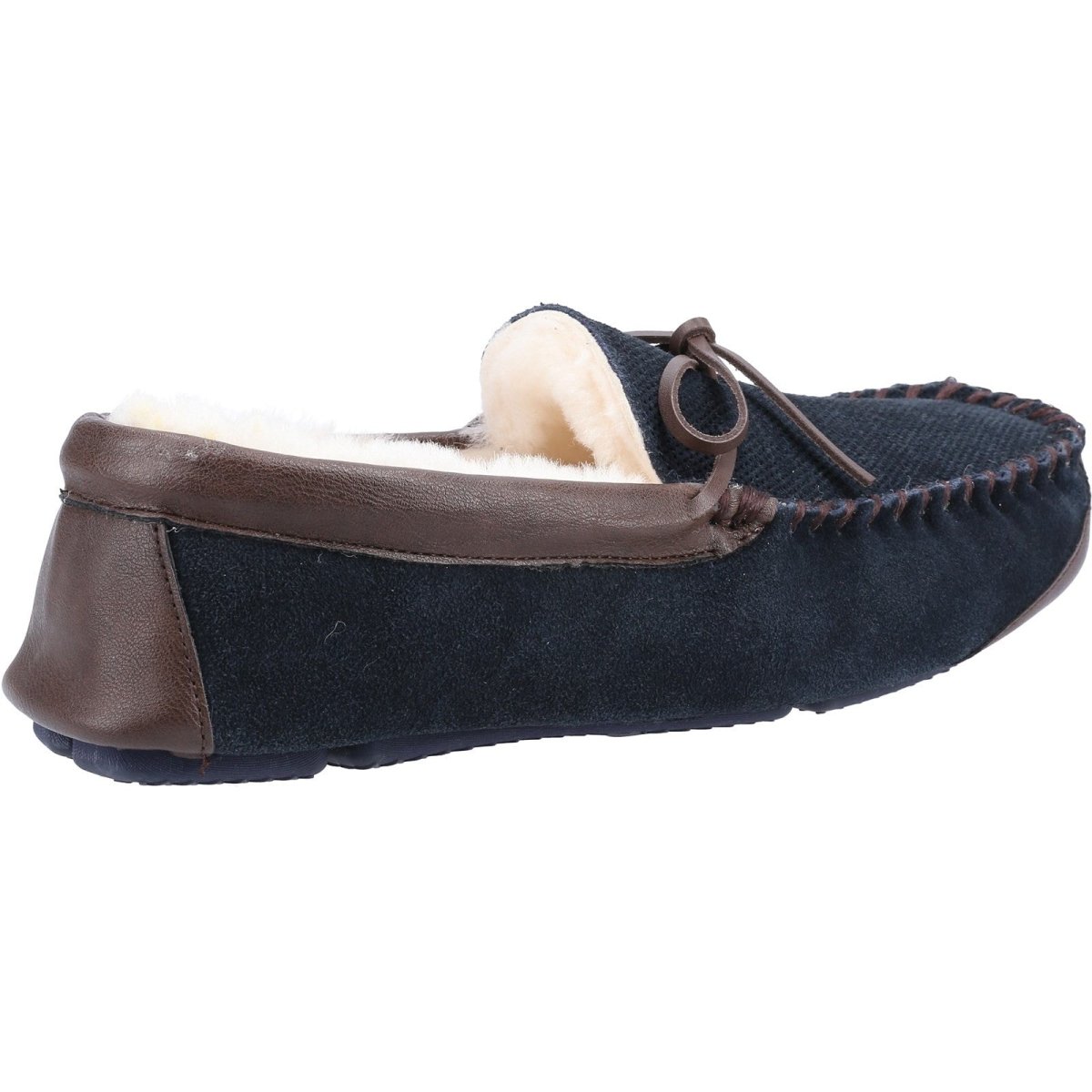 Cotswold Northwood Sheepskin Mens Moccasin Slippers - Shoe Store Direct