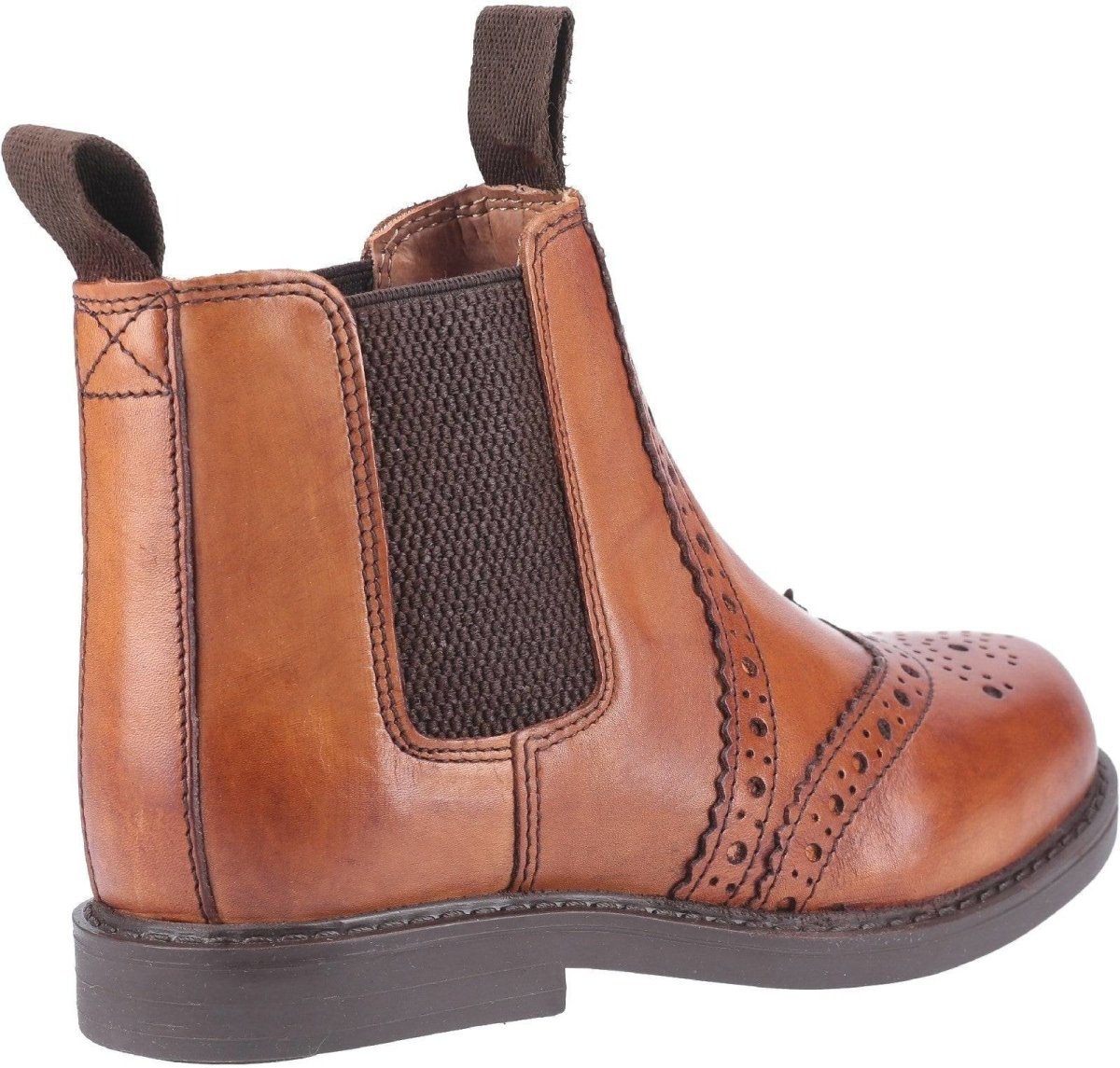 Cotswold Nympsfield Kids Brogue Chelsea Boots - Shoe Store Direct