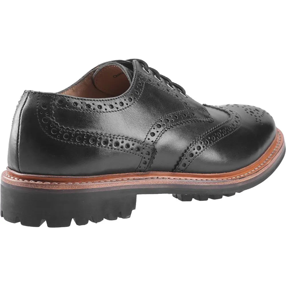 Cotswold Quenington Commando Mens Leather Brogue Shoes - Shoe Store Direct