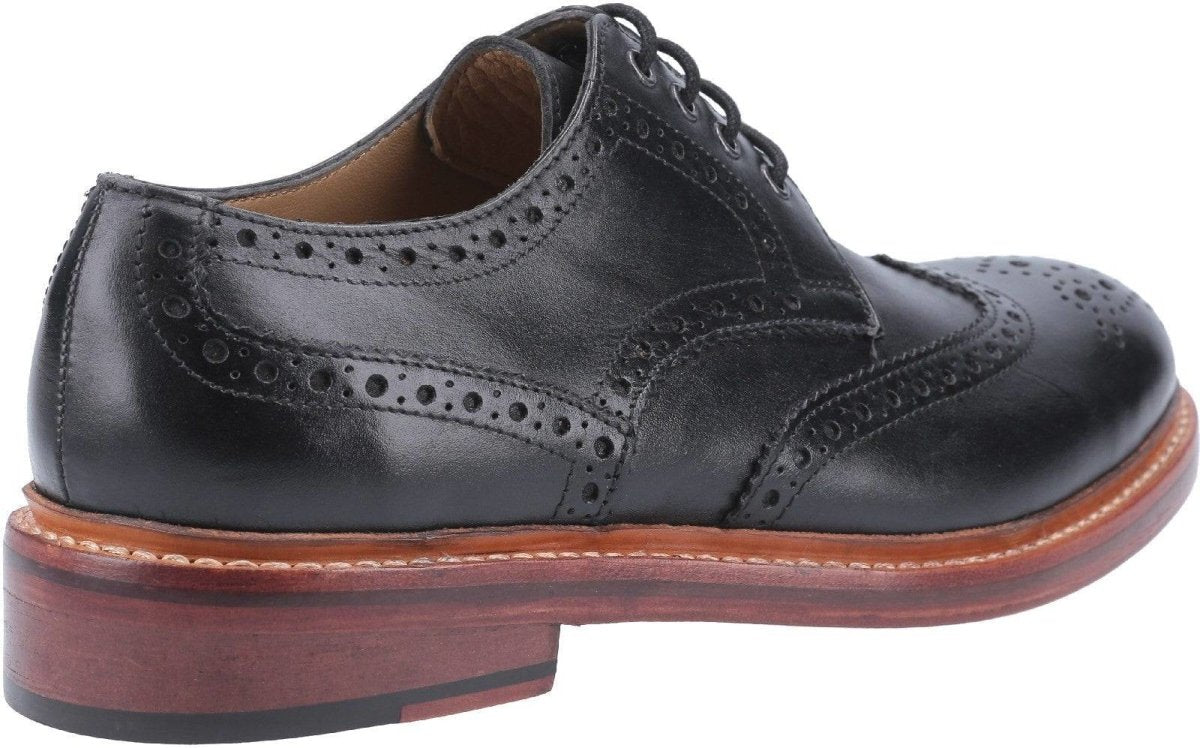 Cotswold Quenington Mens Leather Brogue Shoes - Shoe Store Direct