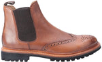 Cotswold Siddington Commando Mens Chelsea Brogue Boots - Shoe Store Direct