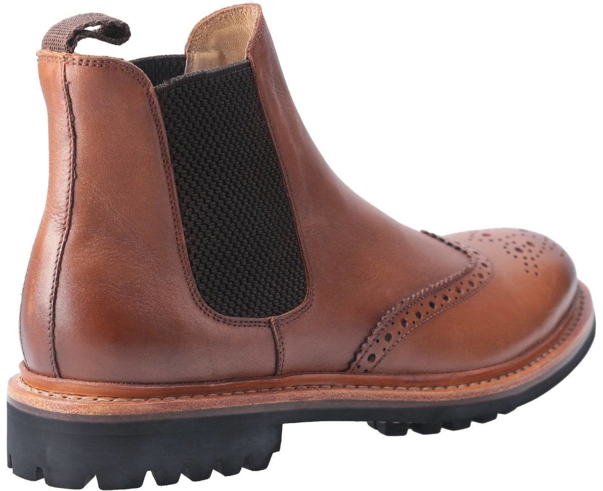 Cotswold Siddington Commando Mens Chelsea Brogue Boots - Shoe Store Direct