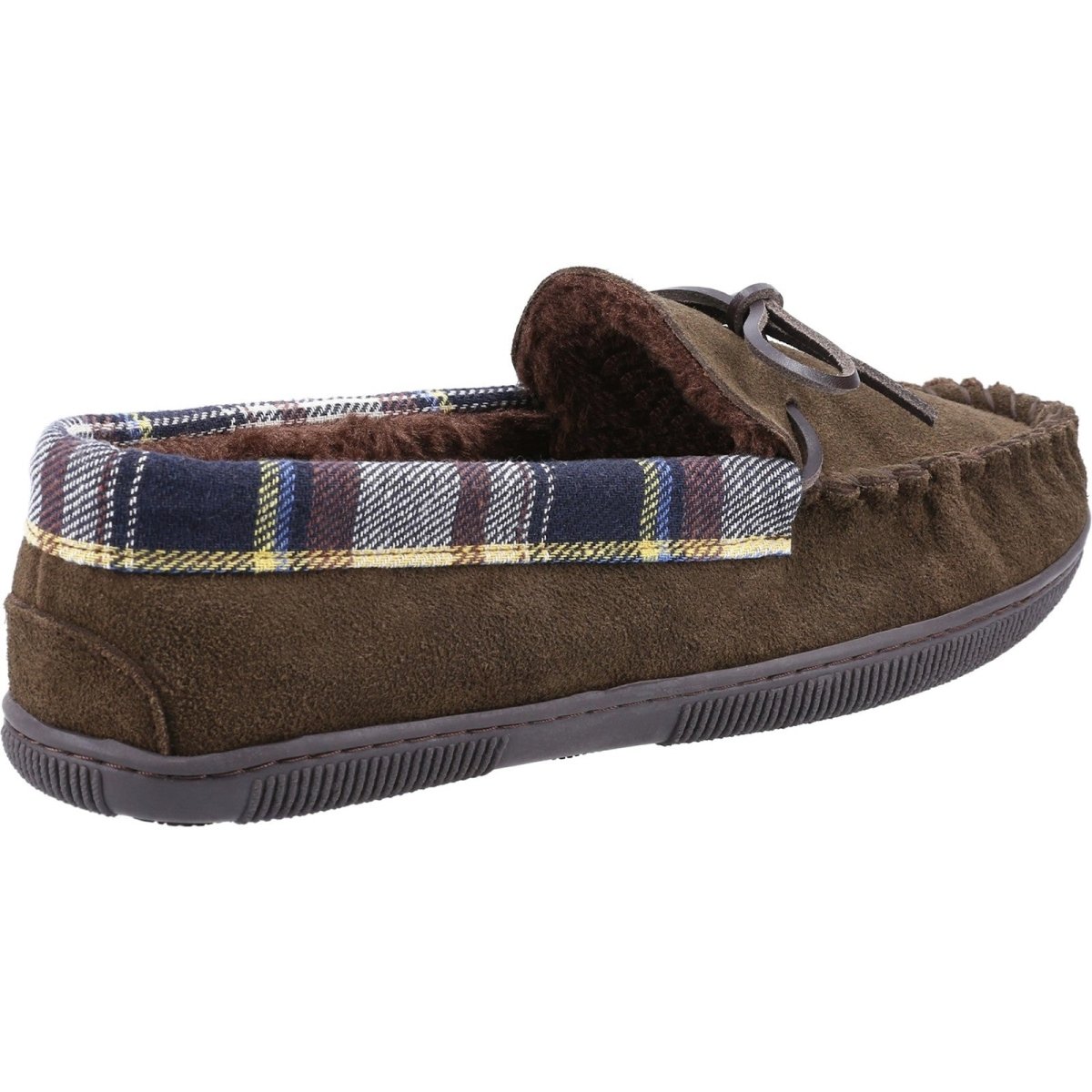 Cotswold Sodbury Suede Mens Moccasin Slippers - Shoe Store Direct