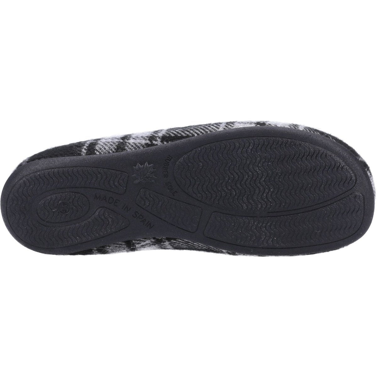 Cotswold Syde Chequered Slip-On Mens Mule Slippers - Shoe Store Direct