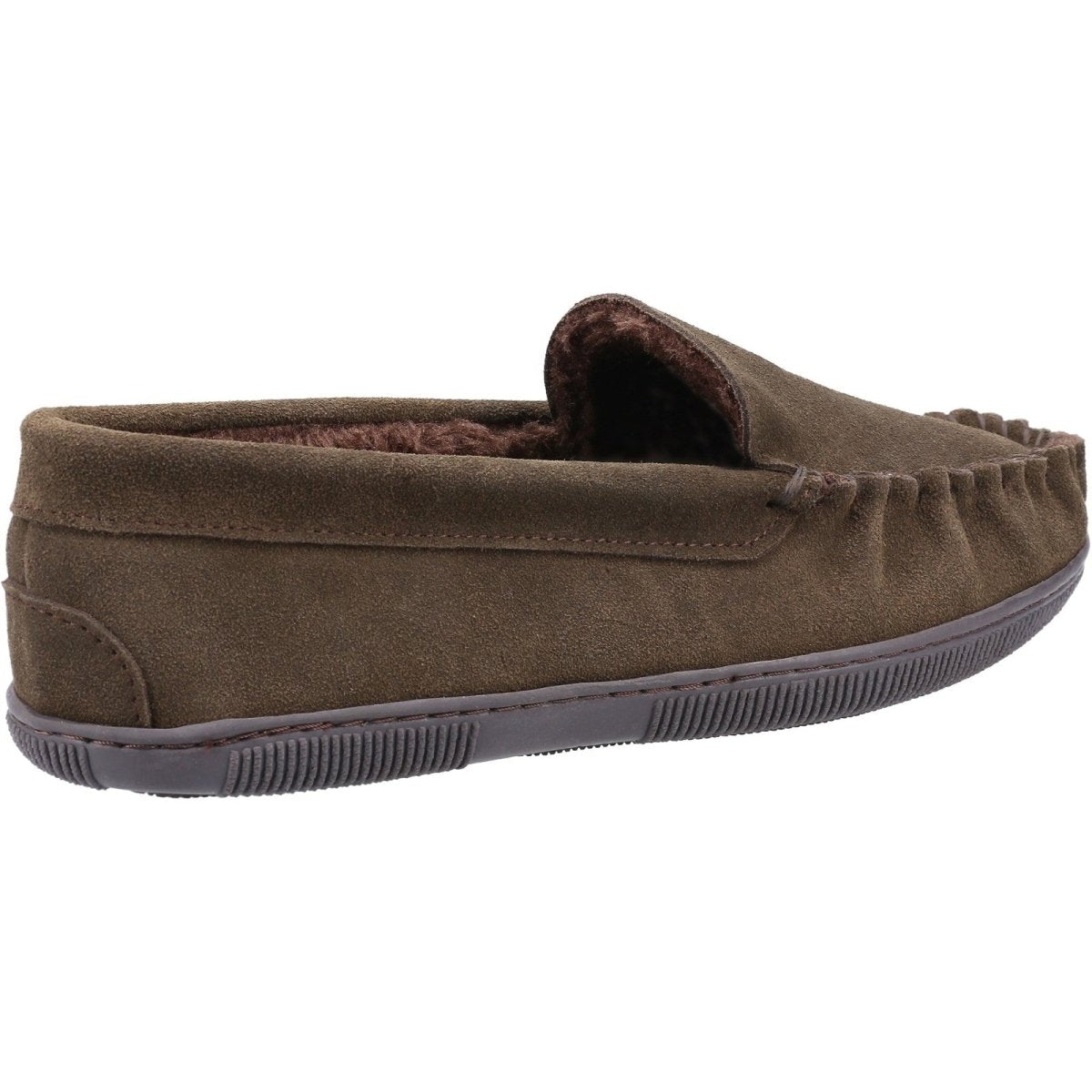 Cotswold Tresham Suede Mens Moccasin Slippers - Shoe Store Direct