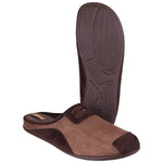 Cotswold Westwell Mens Suede Loafer Mule Slippers - Shoe Store Direct