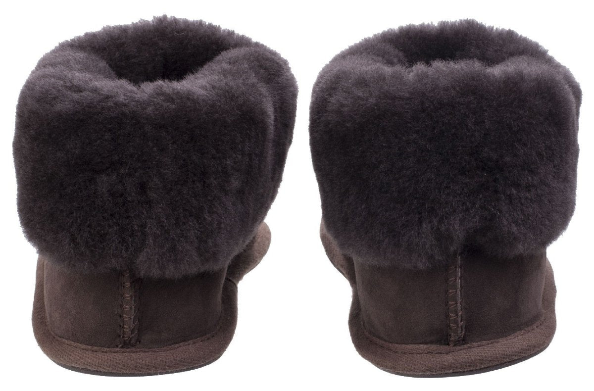 Cotswold Wotton Sheepskin Ladies Bootie Slippers - Shoe Store Direct