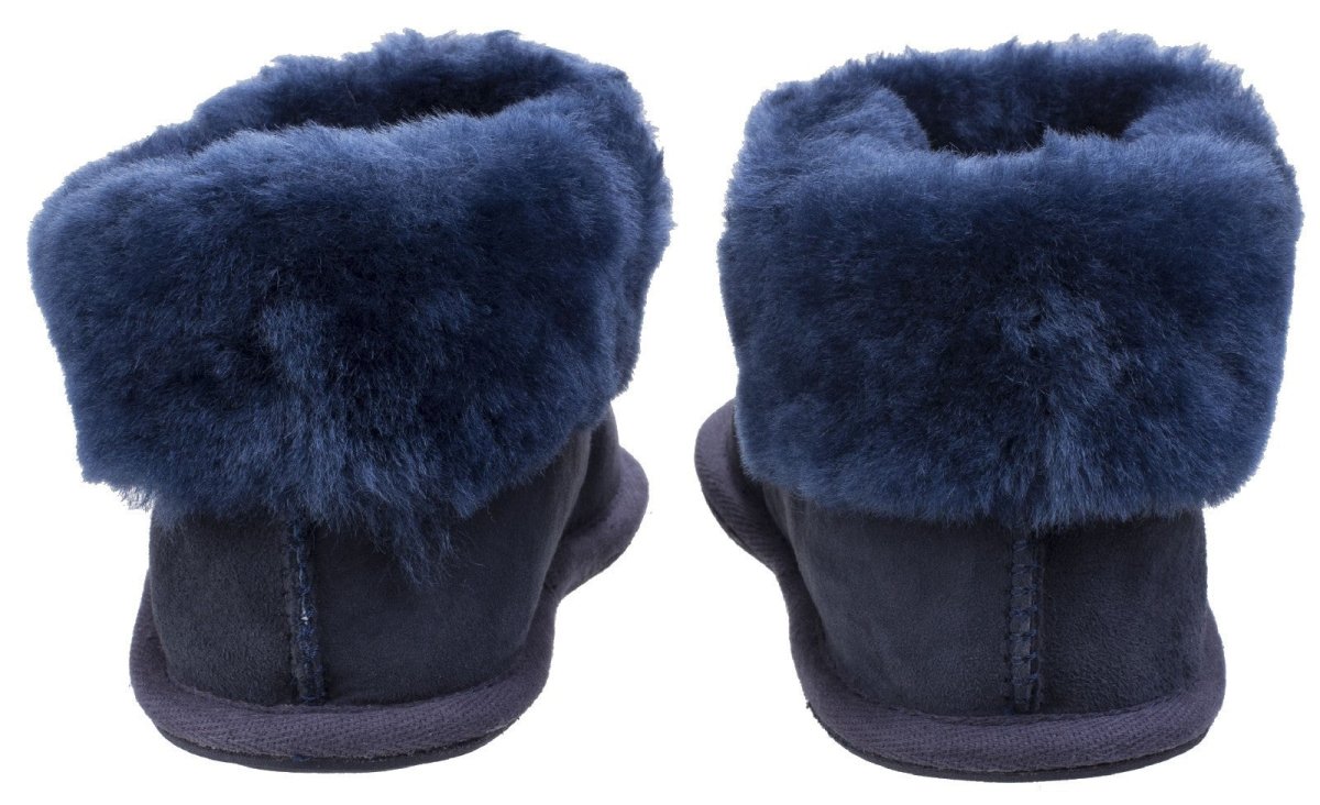 Cotswold Wotton Sheepskin Ladies Bootie Slippers - Shoe Store Direct