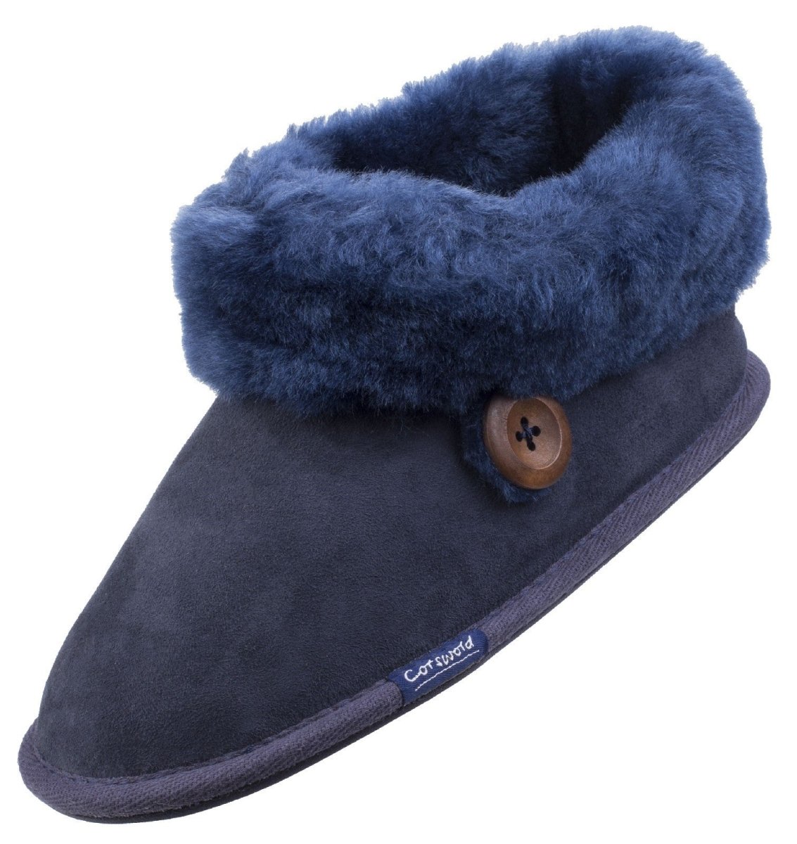 Cotswold Wotton Sheepskin Ladies Bootie Slippers - Shoe Store Direct