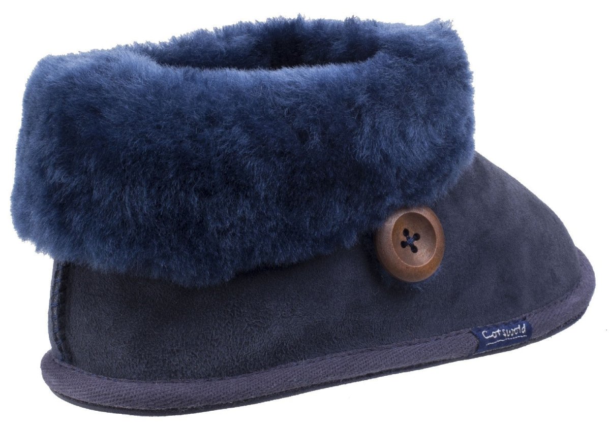 Cotswold Wotton Sheepskin Ladies Bootie Slippers - Shoe Store Direct