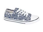 DEK L290C Womens 5 Eyelet Canvas Pump Shoe - Shoe Store Direct