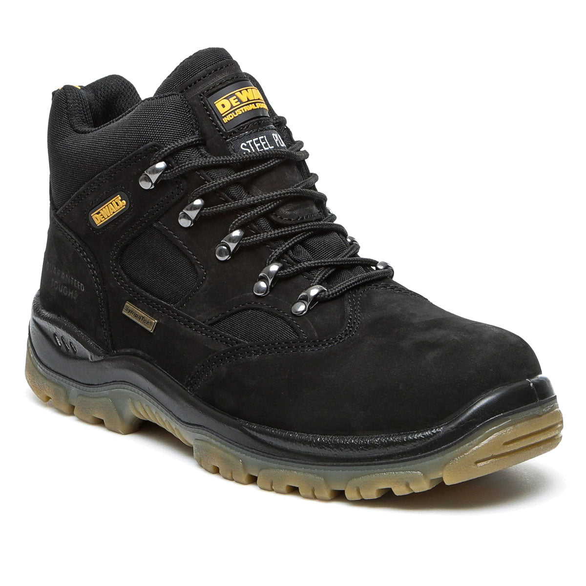 DeWalt Challenger Black Waterproof Safety Hiker Boots - Shoe Store Direct