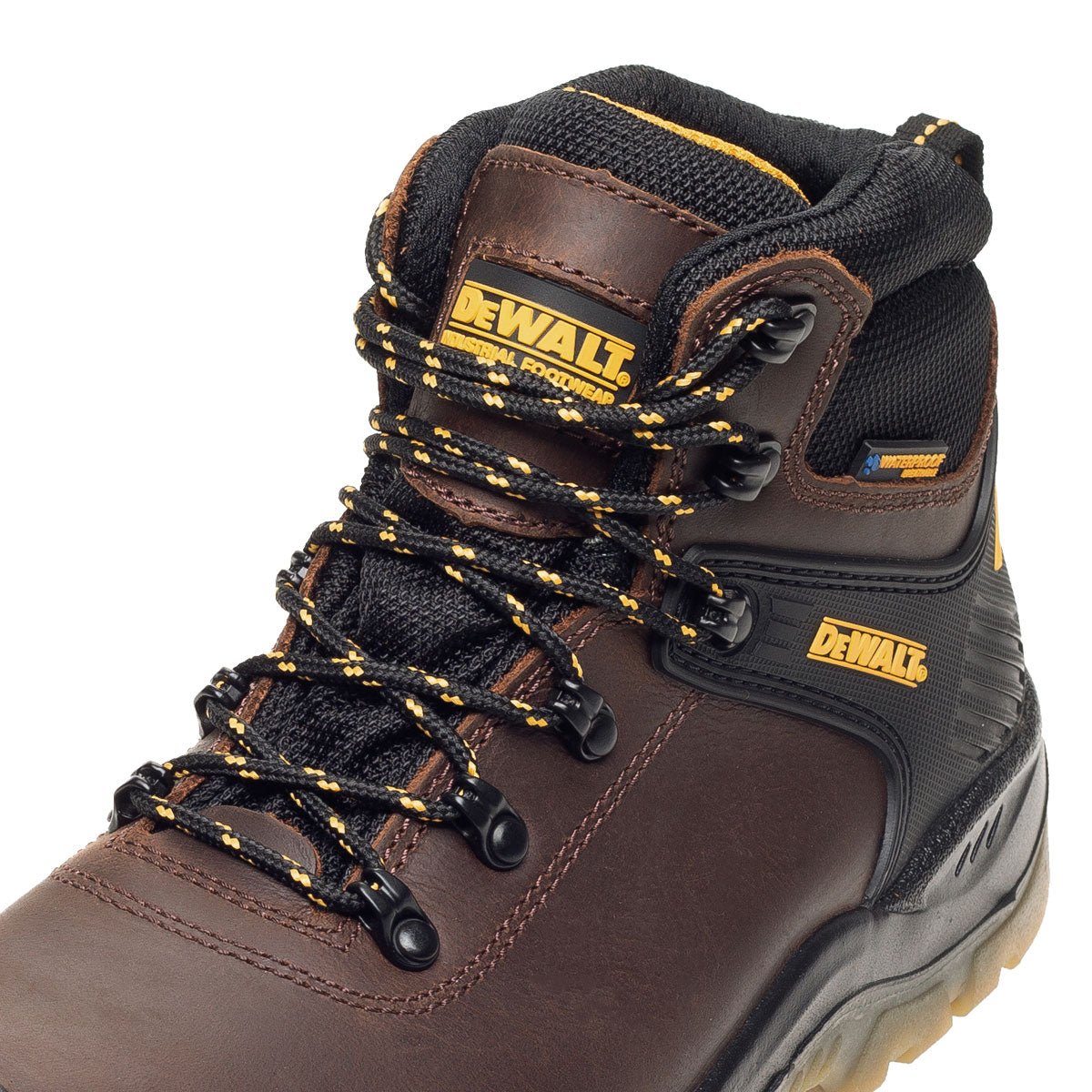 DeWalt Newark Waterproof Safety Hiker Boots - Brownâ Shoe Store Direct
