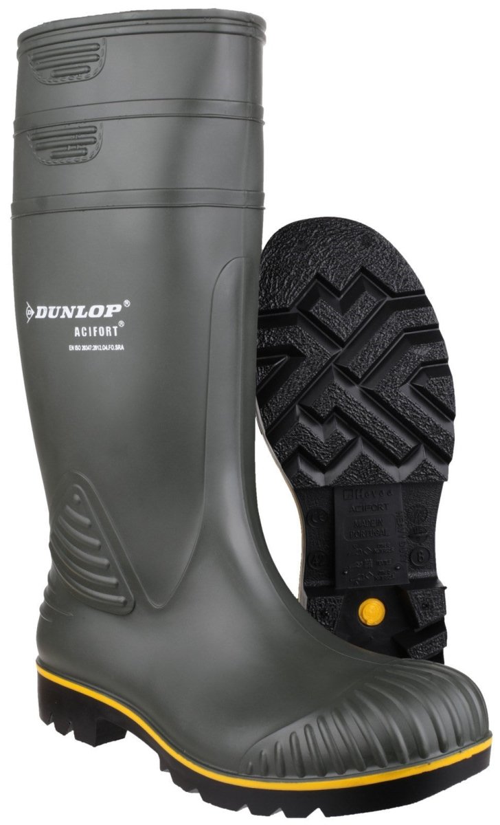 Dunlop Acifort Heavy Duty Non Safety Wellington Boots– Shoe Store