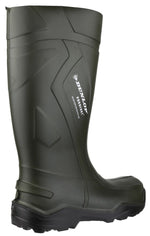 Dunlop Purofort+ Plain Rubber Wellington Boots - Shoe Store Direct