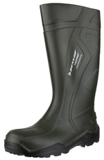 Dunlop Purofort+ Plain Rubber Wellington Boots - Shoe Store Direct