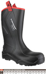 Dunlop Purofort+ Rugged Full Safety Wellington Boots - Shoe Store Direct