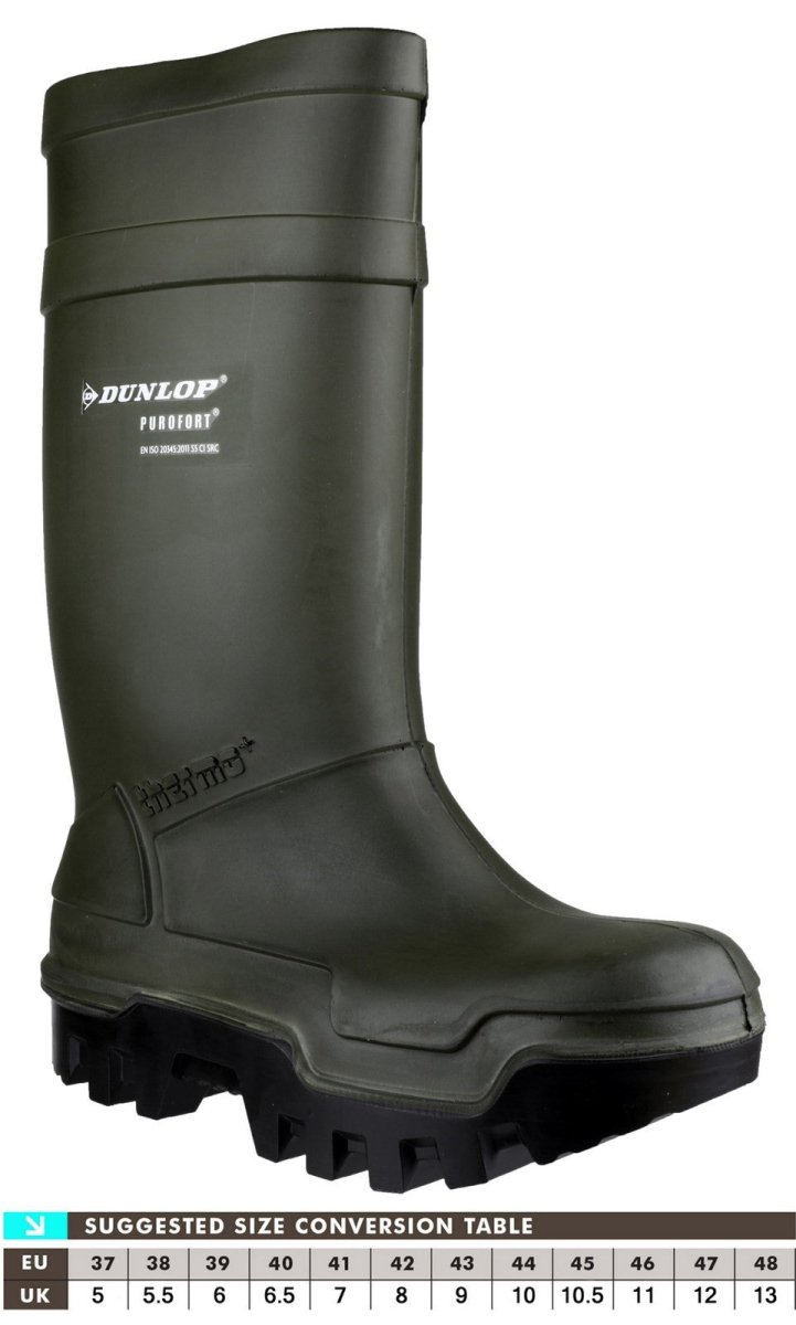 Dunlop Purofort Thermo+ Full Safety Wellingtons - Shoe Store Direct