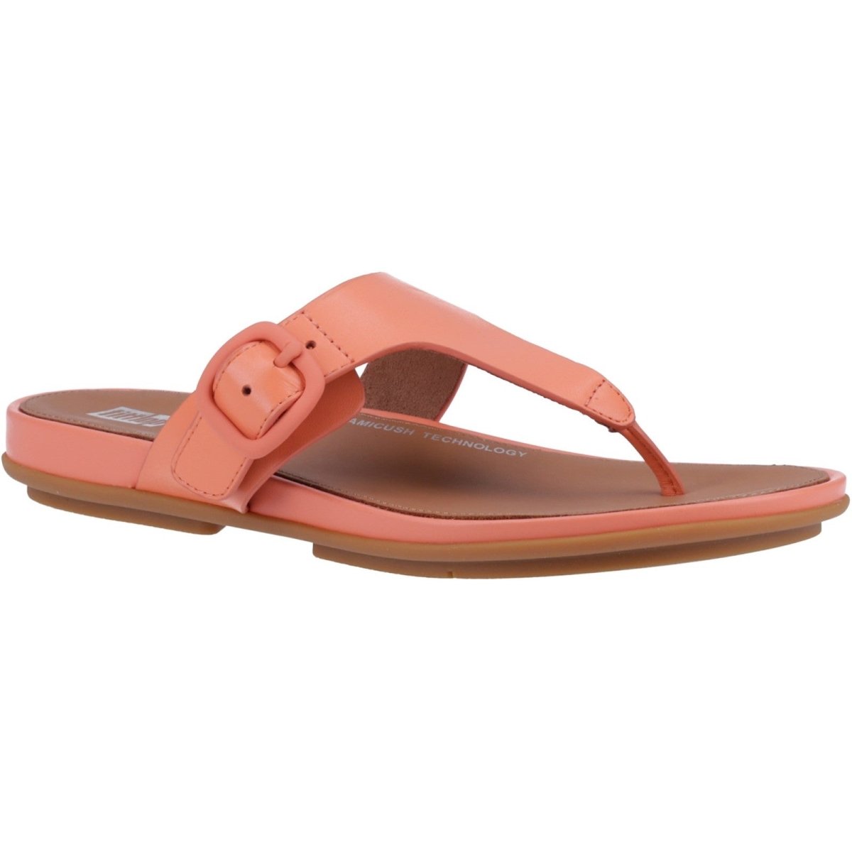 Fitflop Gracie Ladies Leather Summer Toe-Post Sandals - Shoe Store Direct