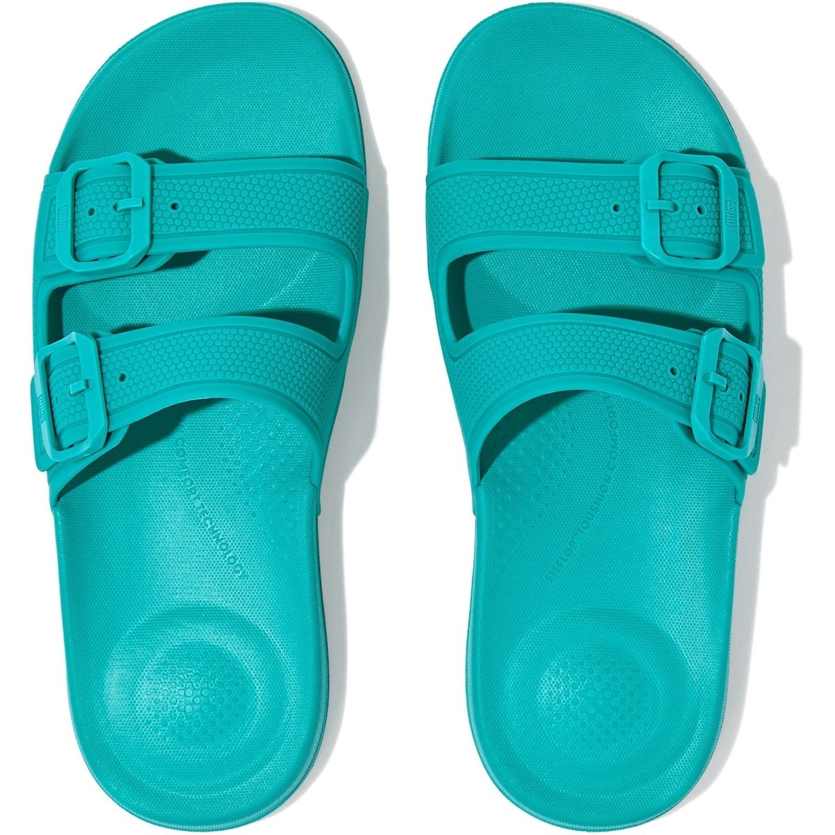 Fitflop iQUSHION Ladies Summer Beach Mule Sliders - Shoe Store Direct