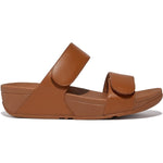 Fitflop Lulu Ladies Leather Summer Adjustable Mule Sliders - Shoe Store Direct