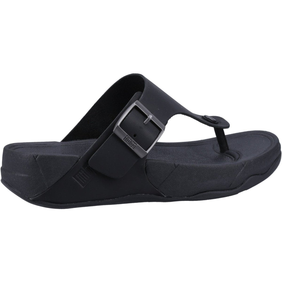 Fitflop Trakk II Mens Leather Toe-Post Flip-Flop Summer Sandals - Shoe Store Direct