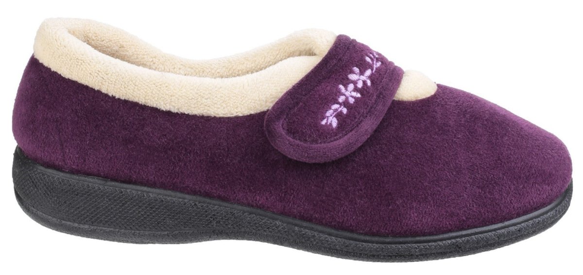 Fleet & Foster Capa Touch Fastening Ladies Slippers - Shoe Store Direct