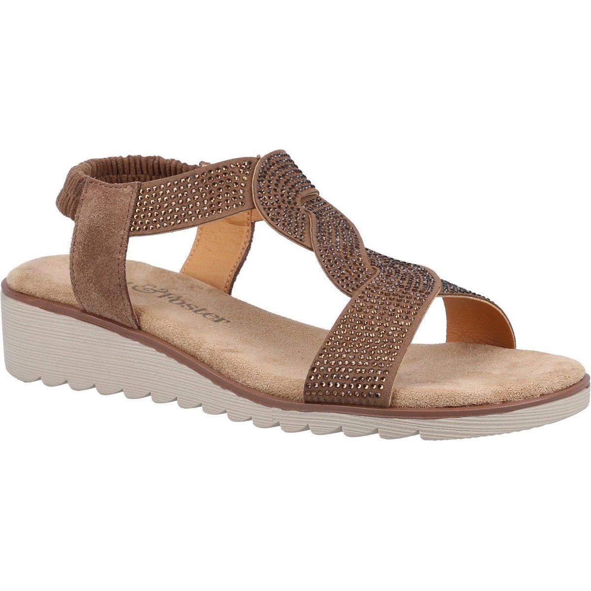 Fleet & Foster Hyacinth Ladies Open-Toe Touch-Fastening Sandals - Shoe Store Direct