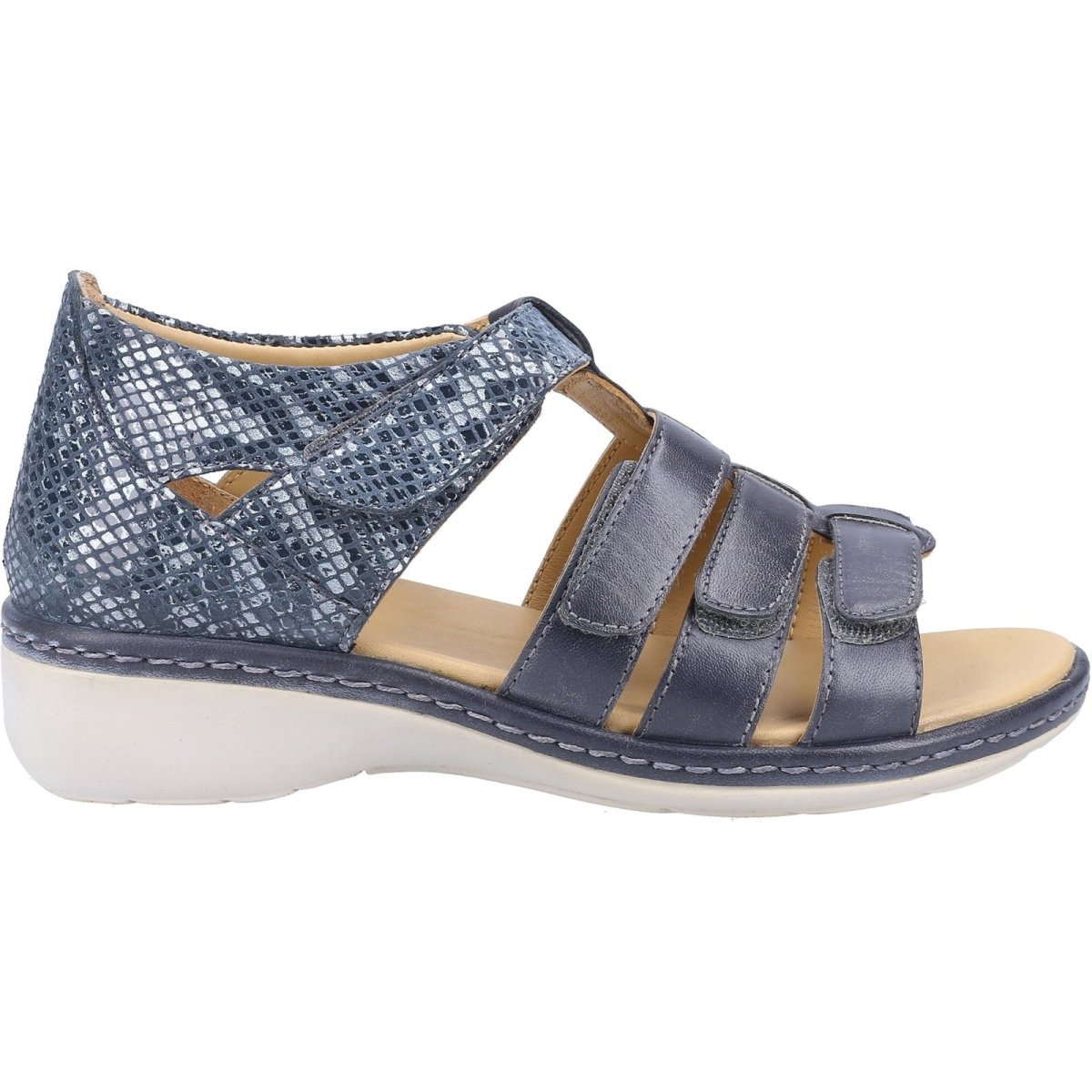 Fleet & Foster Julie Ladies Touch-Fastening Summer Sandals - Shoe Store Direct